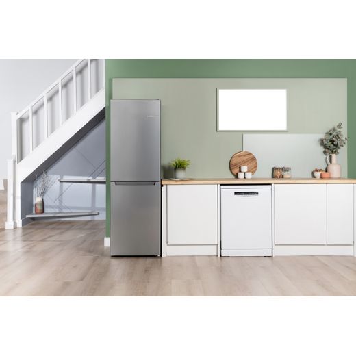 Bosch Series 2 50/50 Total No Frost Fridge Freezer - Stainless Steel Effect - Fridge freezer in kitchen